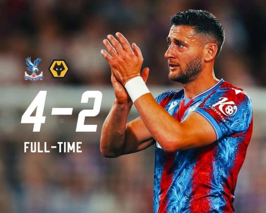 Pesta Gol di Selhurst Park! Crystal Palace Gilas Wolves 4-2