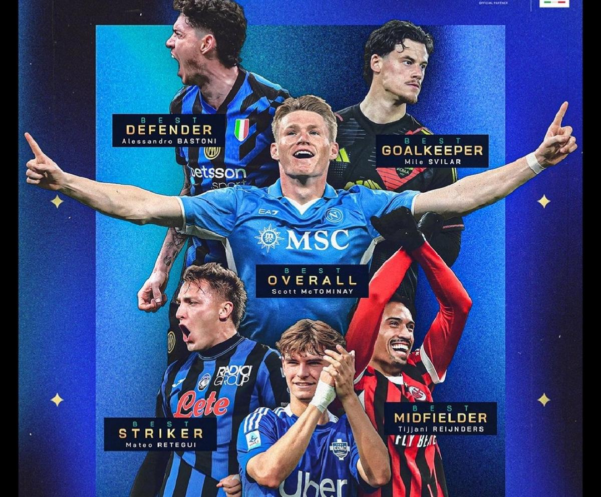 Scott McTominay Pemain Terbaik Serie A, Retegui Top Skor!