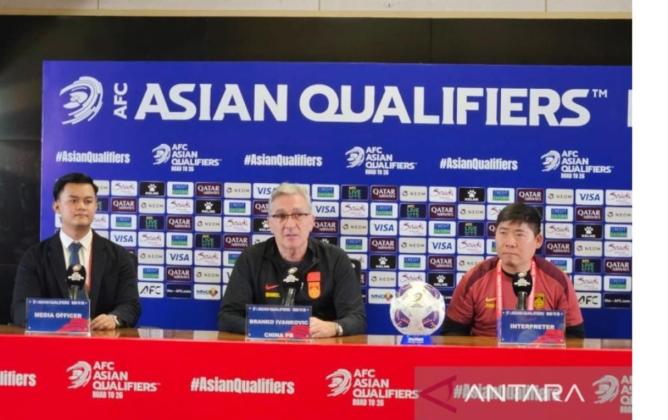 Jelang Duel Panas di GBK, Pelatih China Jadikan Tekanan Suporter Indonesia Sebagai Bahan Bakar Semangat