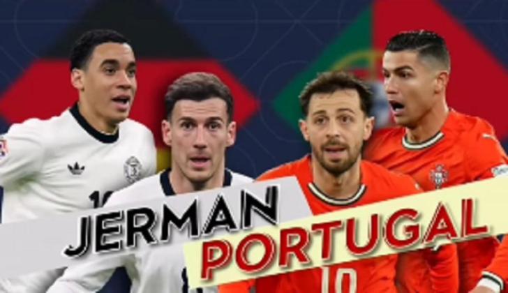 Link Live Streaming Jerman vs Portugal di UEFA Nations League 2024-2025