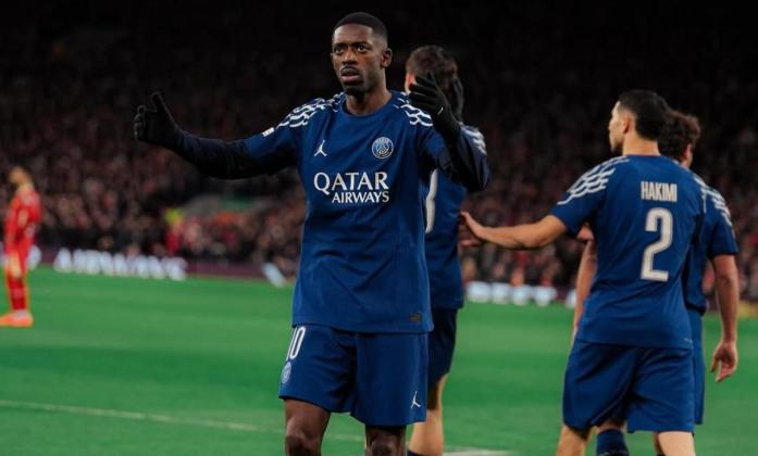 PSG Tundukkan Lille 3-0, Dembele Cetak Dua Gol