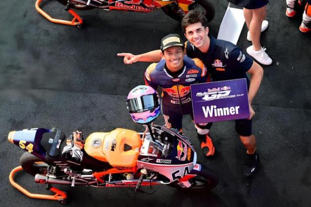 Veda Ega Pratama Tak Menyangka Raih Double Winners Red Bull Rookies Cup