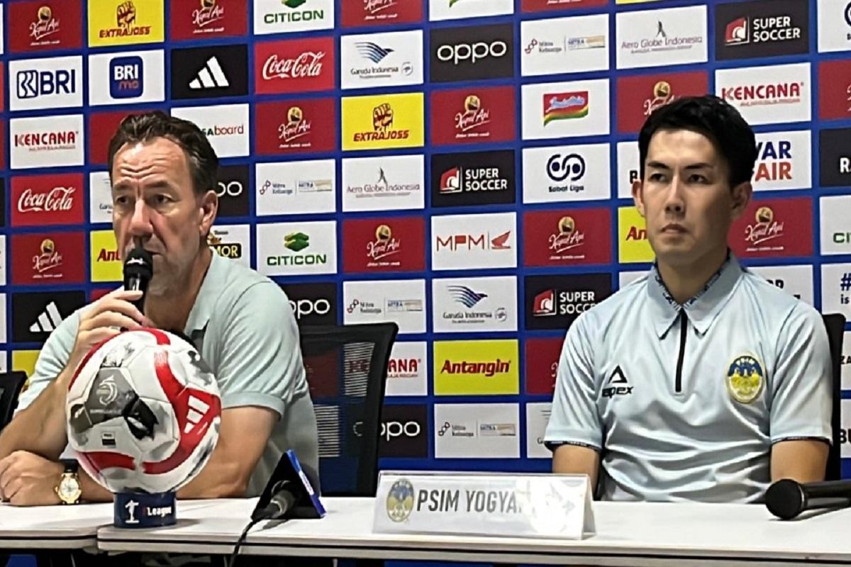 Van Gastel Targetkan Konsistensi PSIM Yogyakarta Usai Menang di Laga Perdana Super League