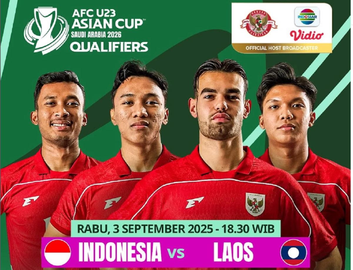 Tempat Menonton Timnas Indonesia U-23 vs Laos U-23