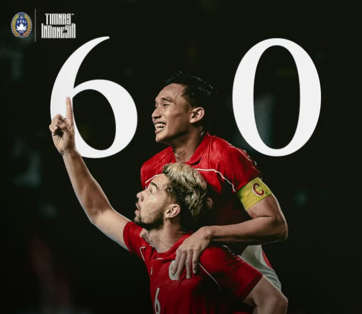 Indonesia Hajar Taiwan 6-0 Tanpa Ampun di Surabaya