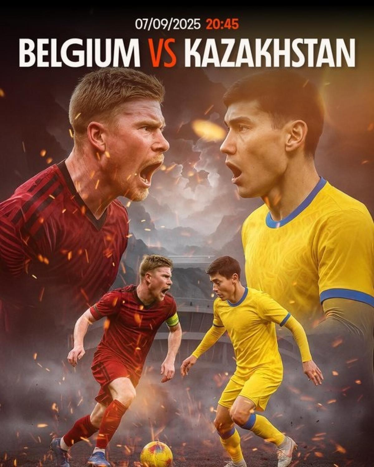 Prediksi Skor Belgia vs Kazakhstan: De Bruyne Cs Siap Pesta Gol Lagi?