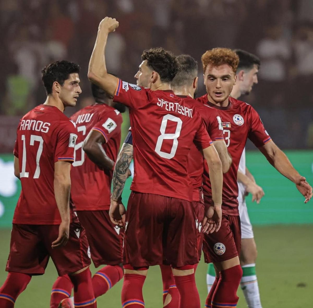 Armenia Tumbangkan Irlandia 2-1 di Kualifikasi Piala Dunia 2026