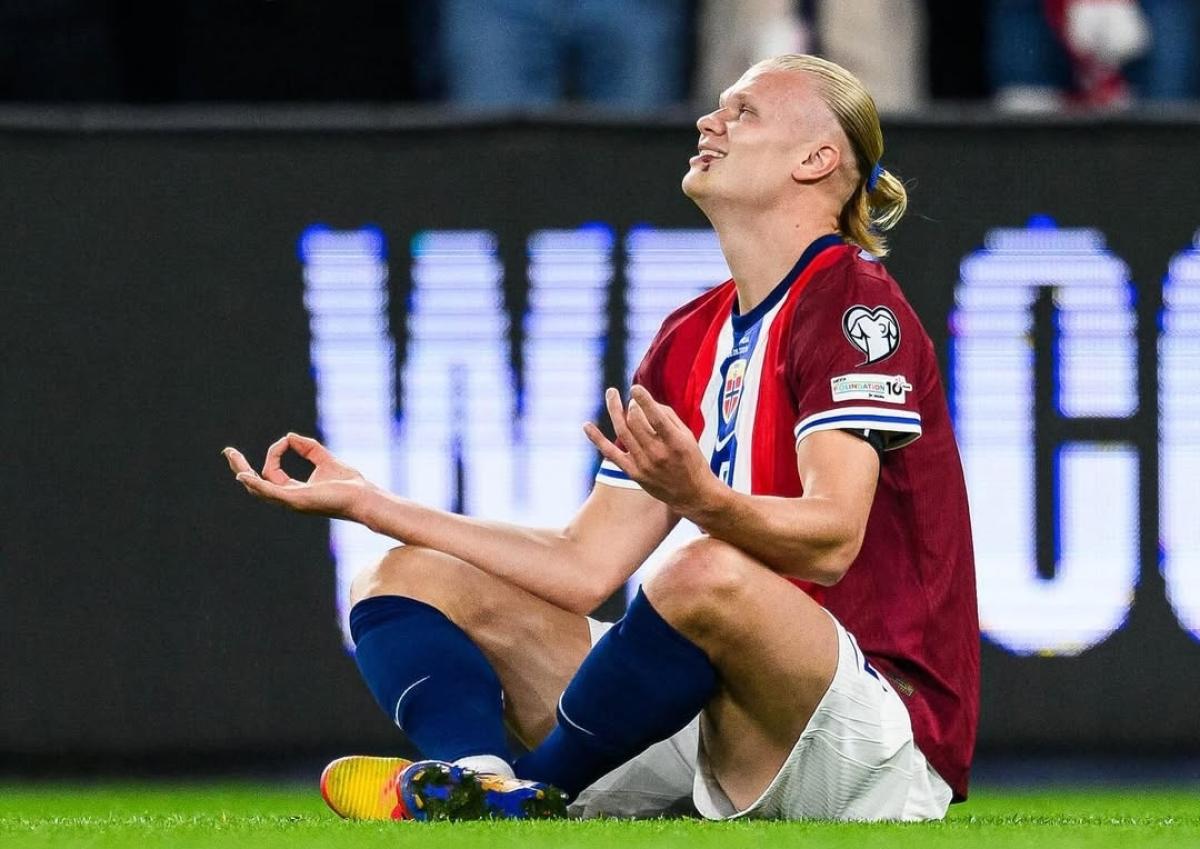 Norwegia Hancurkan Moldova 11-1, Haaland Cetak 5 Gol!