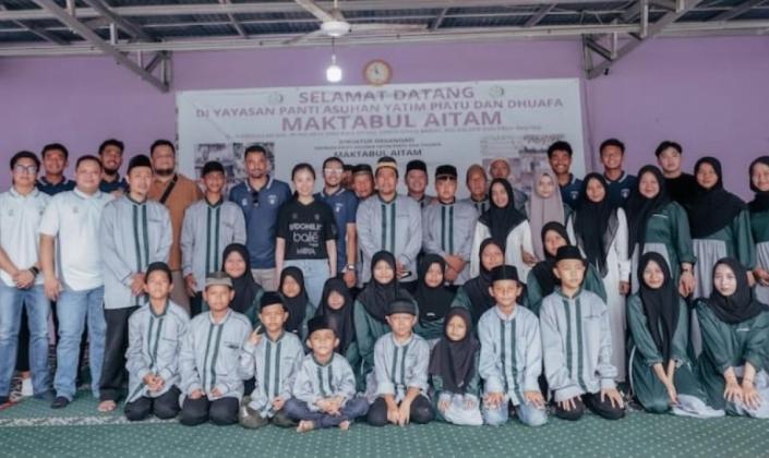Persita Tangerang Rayakan HUT ke-72 dengan Sentuhan Kemanusiaan di Panti Asuhan