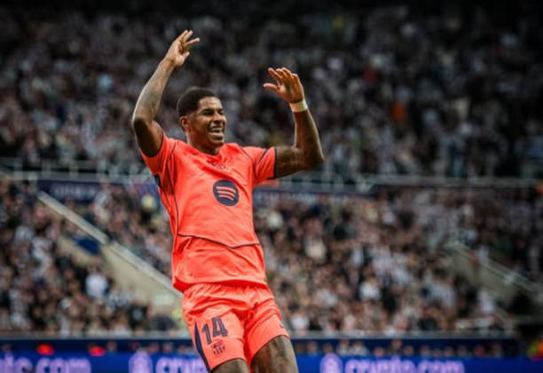 Rashford Borong Dua Gol, Barcelona Bungkam Newcastle 2-1