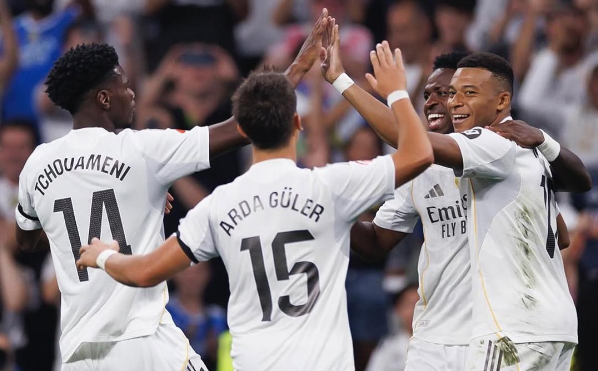 Real Madrid Hancurkan Kairat 5-0, Mbappe Cetak Hattrick