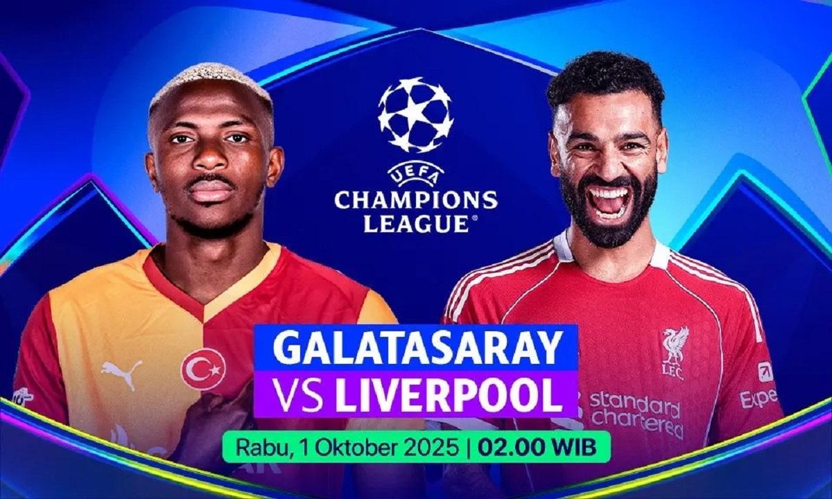 Link Live Streaming Galatasaray vs Liverpool di Liga Champions 2025-2026