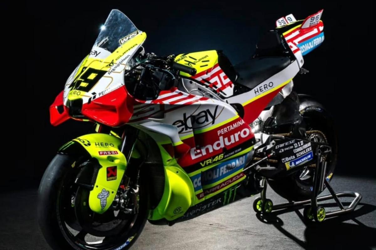 VR46 Racing Team Luncurkan Livery Khas Indonesia untuk MotoGP Mandalika 2025