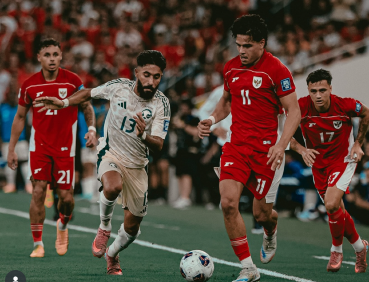Indonesia VS Arab Saudi: Sempat Unggul Lebih Dulu, Garuda Akhirnya Kalah 2-3