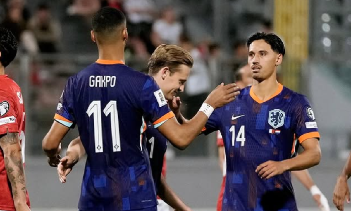 Belanda Bantai Malta 4-0, Gakpo Cetak Brace Lewat Penalti