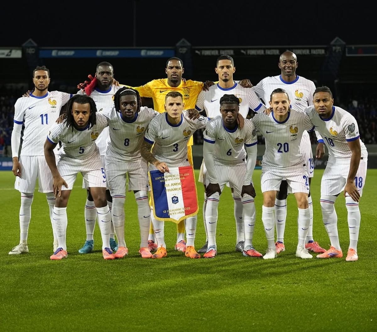 Prancis Ditahan Islandia 2-2 di Kualifikasi Piala Dunia 2026