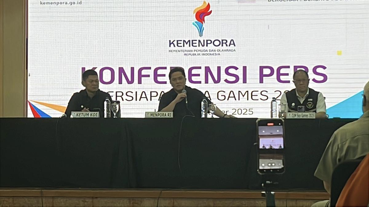 Erick Thohir Naikkan Anggaran SEA Games 2025 Jadi Rp60 Miliar, Targetkan 90 Emas!