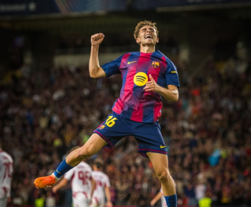 Fermin Lopez Hattrick, Barcelona Lumat Olympiacos 6-1 di Liga Champions