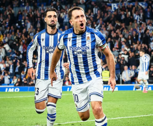 Tumbangkan Sevilla dengan Skor 1-2, Real Sociedad Keluar dari Zona Degradasi