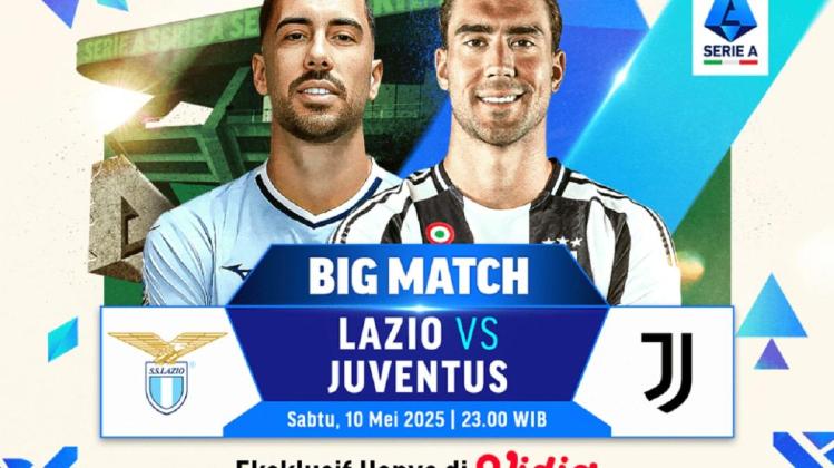 Tempat Menonton Lazio vs Juventus di Liga Italia 2025-2026