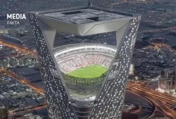 NEOM Sky Stadium: Stadion Menggantung Pertama di Dunia, Arab Saudi Siapkan Arena Sepak Bola Rp16 Triliun di Langit Gurun!