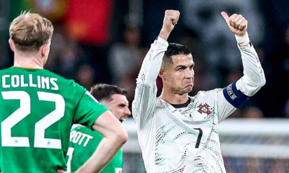 Portugal Dipermalukan Irlandia 0-2,  Cristiano Ronaldo Diganjar Kartu Merah!