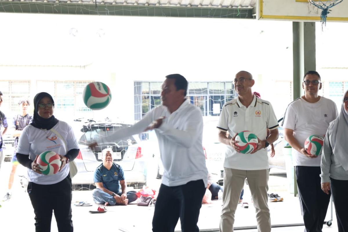Jadi Ajang Seleksi Poprov, 280 Atlet Voli Berlaga di Bupati Cup Kabupaten Tangerang 