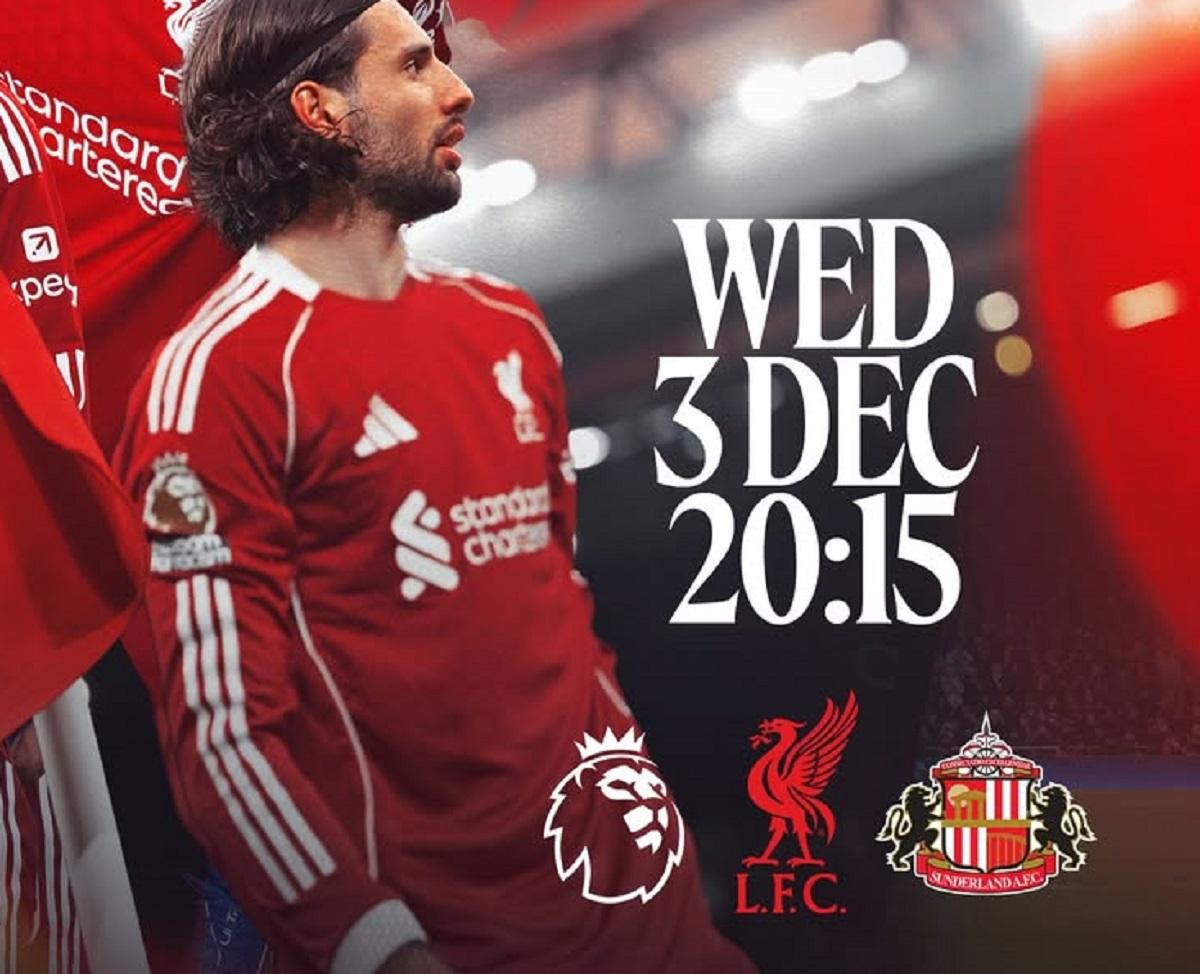 Link Live Streaming Liverpool vs Sunderland di Liga Inggris 2025-2026