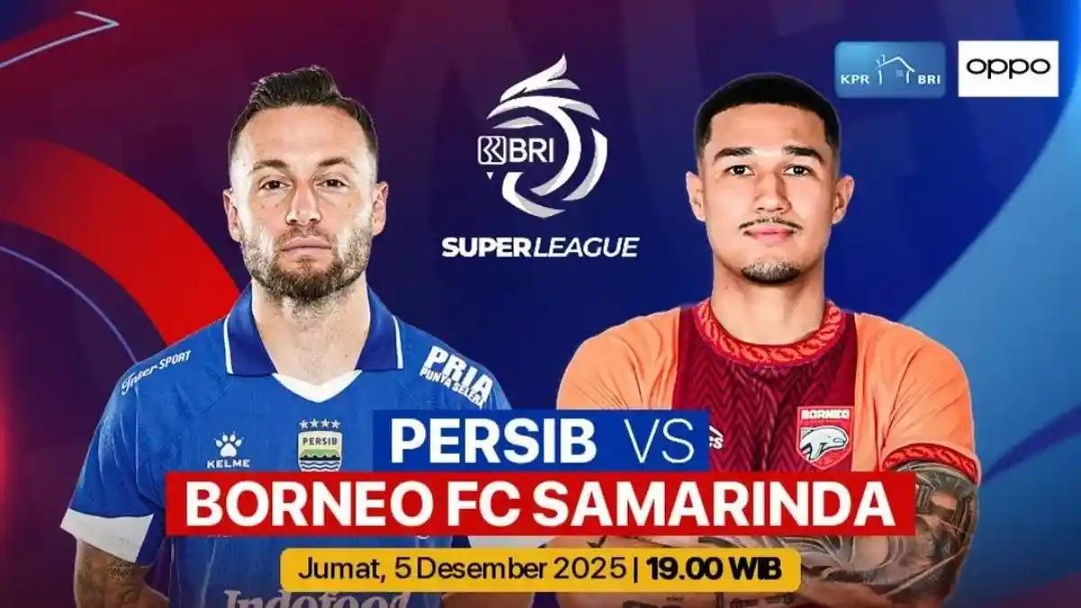 Link Live Streaming Persib Bandung vs Borneo FC di Liga 1 2025-2026