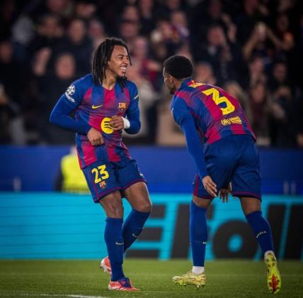 Hasil Barcelona vs Frankfurt: Kounde Brace, Blaugrana Comeback 2-1, Jaga Peluang Lolos Langsung 16 Besar