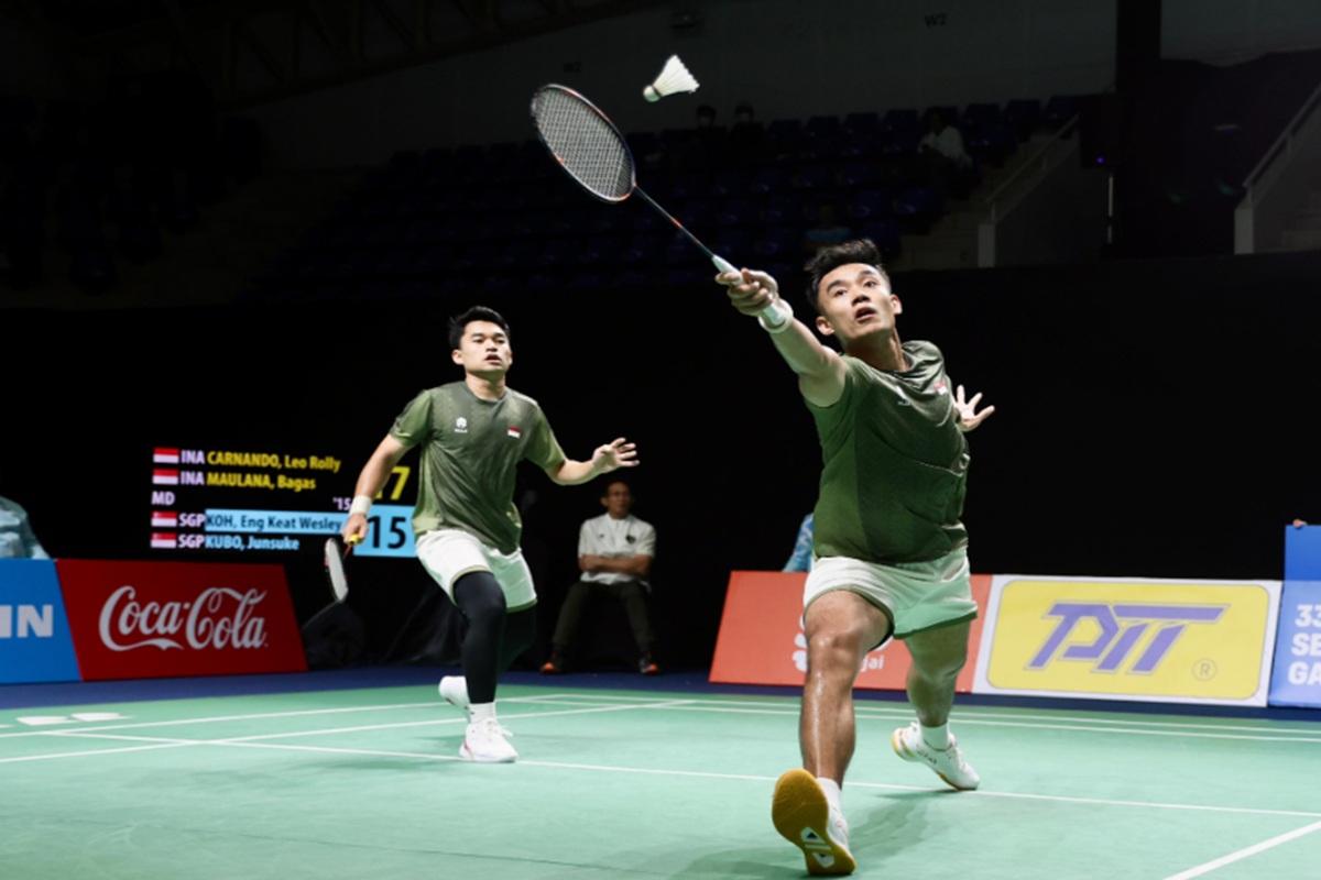 Leo/Bagas Tersingkir di Semifinal SEA Games 2025, Tekanan Servis Lawan Jadi Sorotan