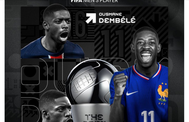 Ousmane Dembele Resmi Raih Gelar The Best FIFA 2025