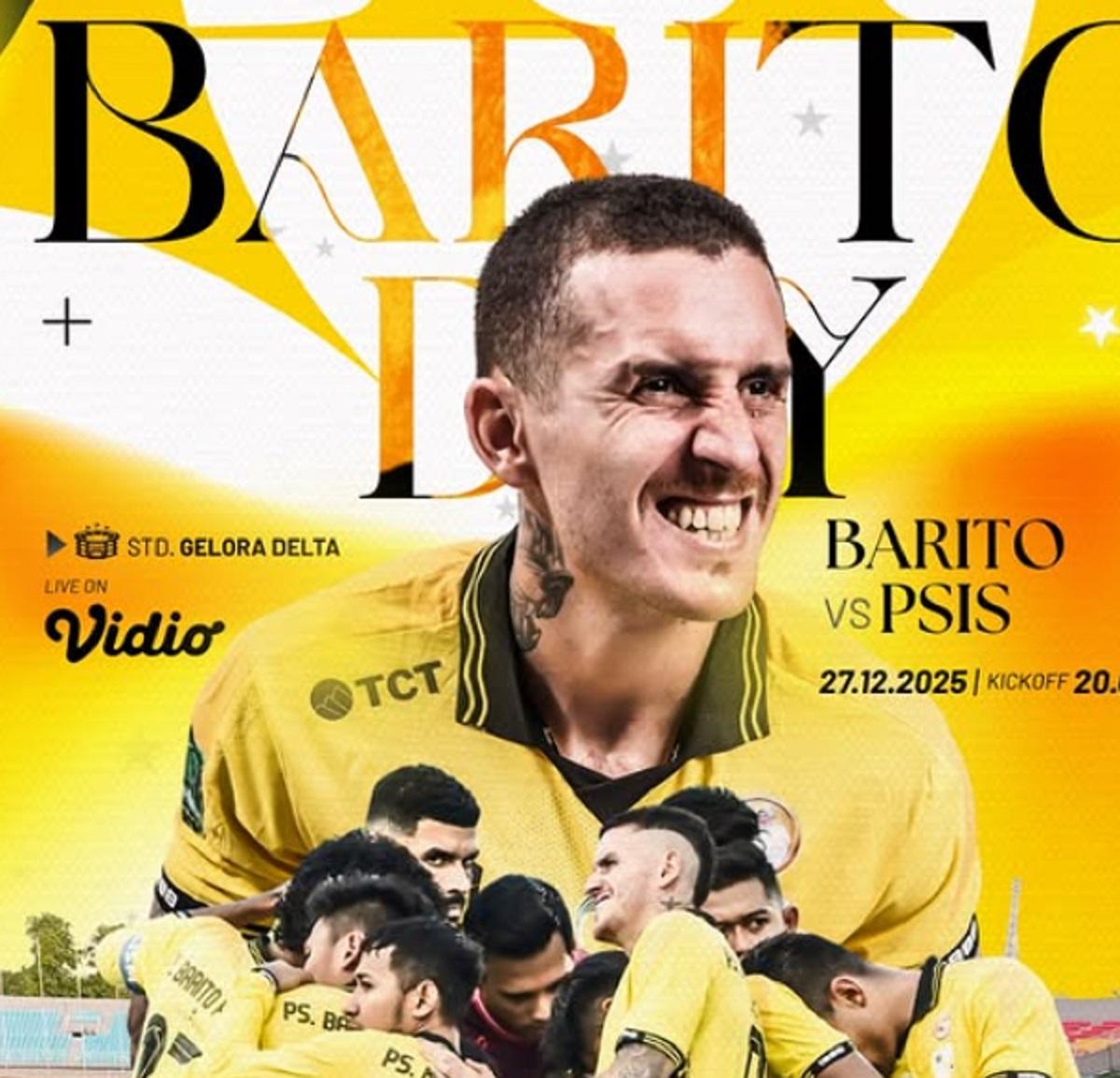 Link Live Streaming Barito Putera vs PSIS Semarang di Liga 2
