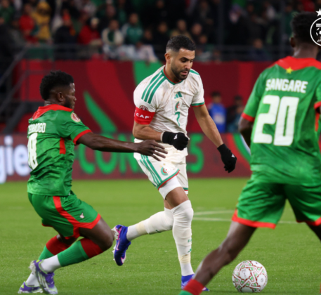 Hasil Piala Afrika: Aljazair Tumbangkan Burkina Faso 1-0, Desert Foxes Lolos ke 16 Besar