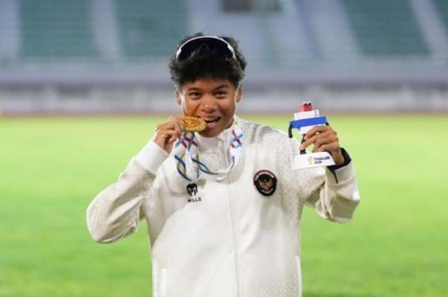 Geger! Indonesia Kuasai Podium SEA Games 2025, Dina Aulia Sabet Emas Lari Gawang