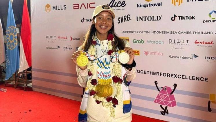 Profil Martina Ayu Pratiwi, Sang Bintang Cemerlang SEA Games 2025 Raih 7 Medali