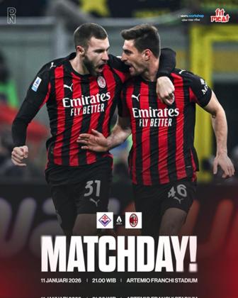 Update Kondisi Pemain Jelang Fiorentina vs AC Milan: Rossoneri Pincang Tanpa Tomori?