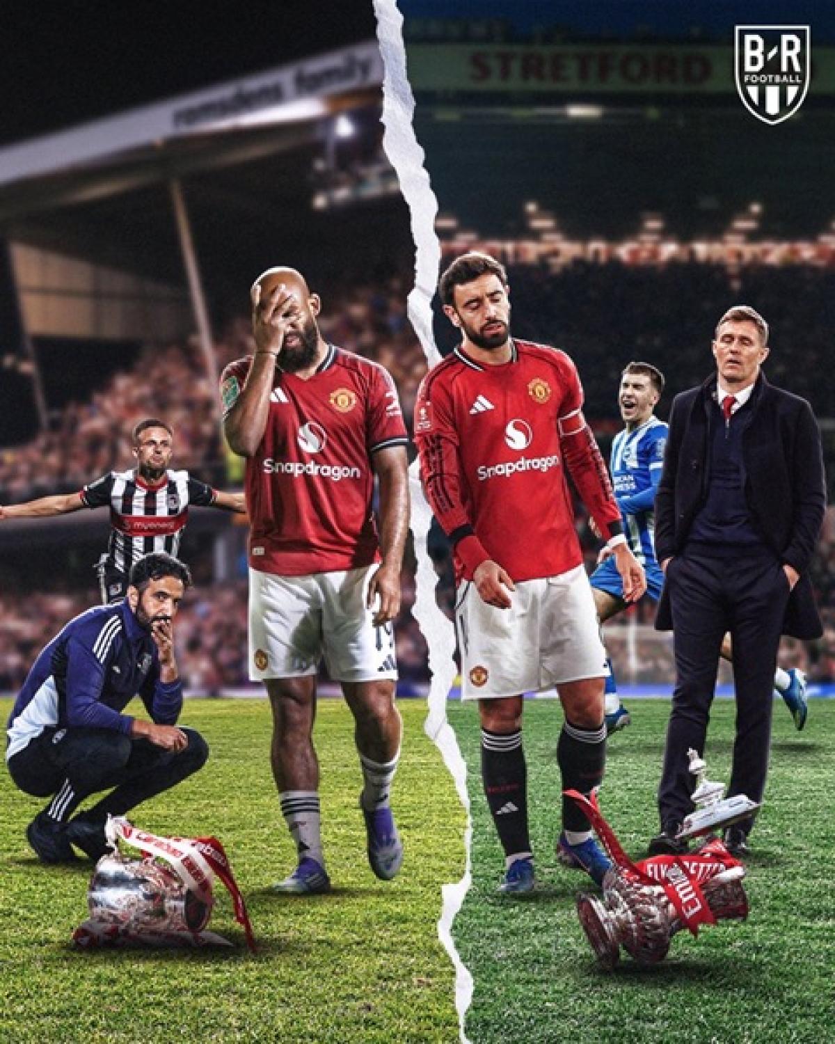 Old Trafford Berdarah! Manchester United Tersingkir dari Piala FA, Danny Welbeck Jadi Mimpi Buruk
