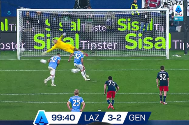 Lazio Menang Dramatis atas Genoa, Penalti Cataldi Jadi Penentu