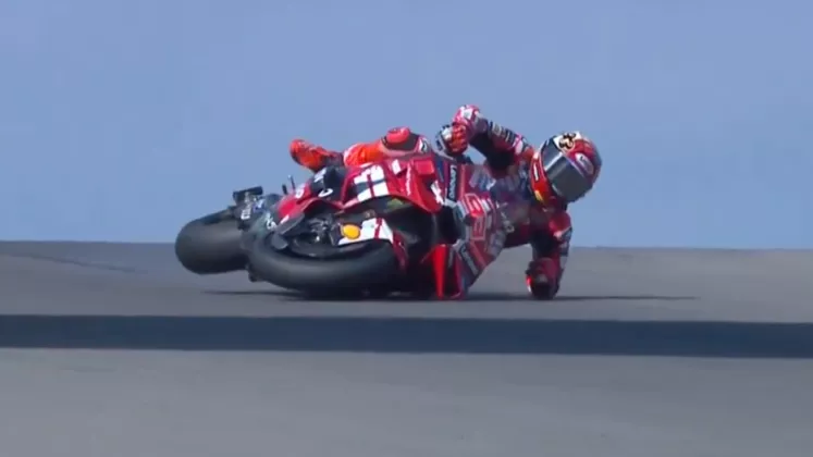 Terlalu Pede, Marquez Sebut Crash Brutal di COTA sebagai Kesalahan Besar