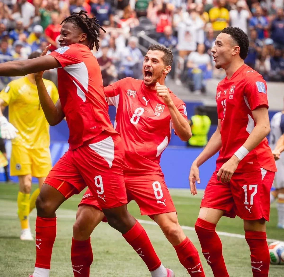 Piala Dunia 2026: Swiss Bantai Bosnia 4-1, Manzambi Cetak Brace