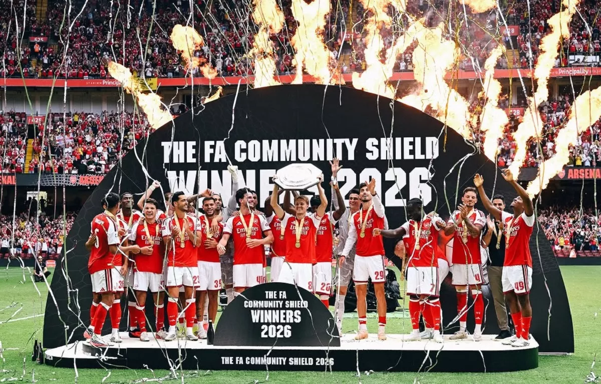 Rapor Pemain Arsenal Usai Gilas Manchester City di Community Shield: Calafiori Bintang Utama, Tzolis Memukau