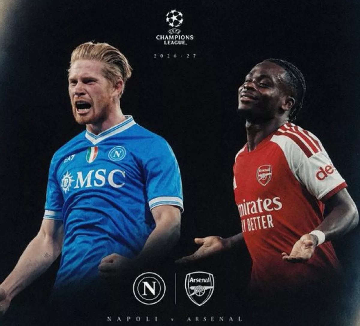 Prediksi Napoli vs Arsenal di Liga Champions 2026-27: Ujian Berat Tuan Rumah di Maradona