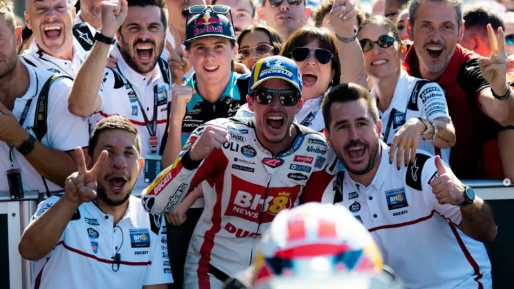 Start dari Posisi Kesembilan, Alex Marquez Bawa Gresini Finis Kedua di MotoGP Misano