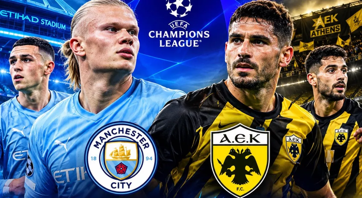Prediksi Man City vs AEK Athena: Bentrok Perdana Dua Tim di Panggung Liga Champions