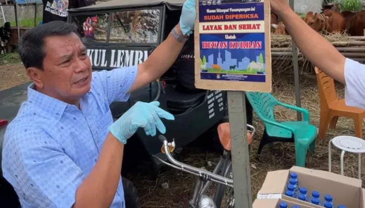 Bupati Tangerang Pastikan Seluruh Hewan Kurban Memenuhi Standar Kesehatan 