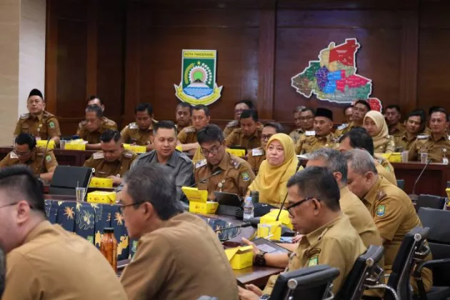 Pembangunan Fisik Kota Tangerang Capai 30 Persen, Wali Kota Minta OPD Genjot Serapan Anggaran