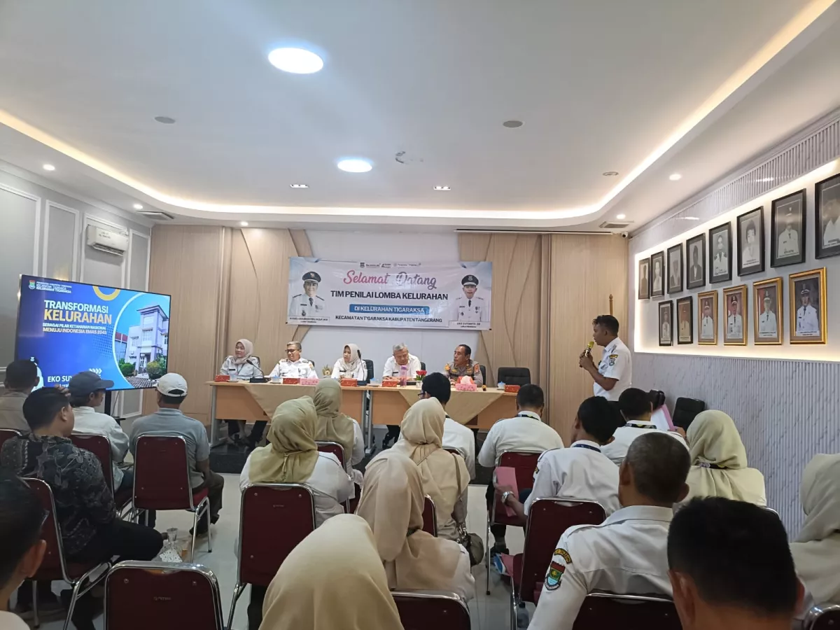 Wakili Kabupaten Tangerang, Lurah Tigaraksa Optimistis Raih Hasil Terbaik di Tingkat Provinsi Banten