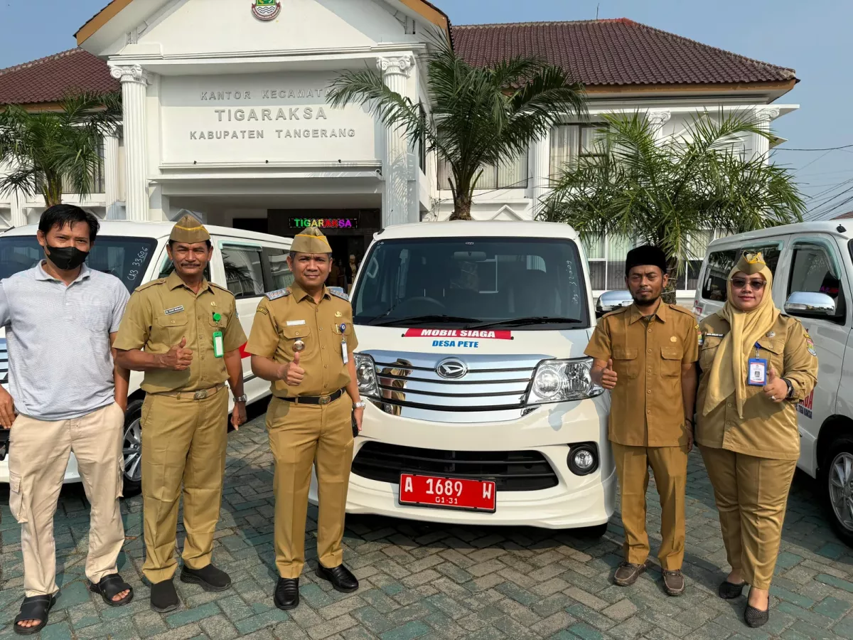 Camat Tigaraksa Cek Kendaraan Operasional Desa dan Kelurahan, Pastikan Layanan Warga Optimal