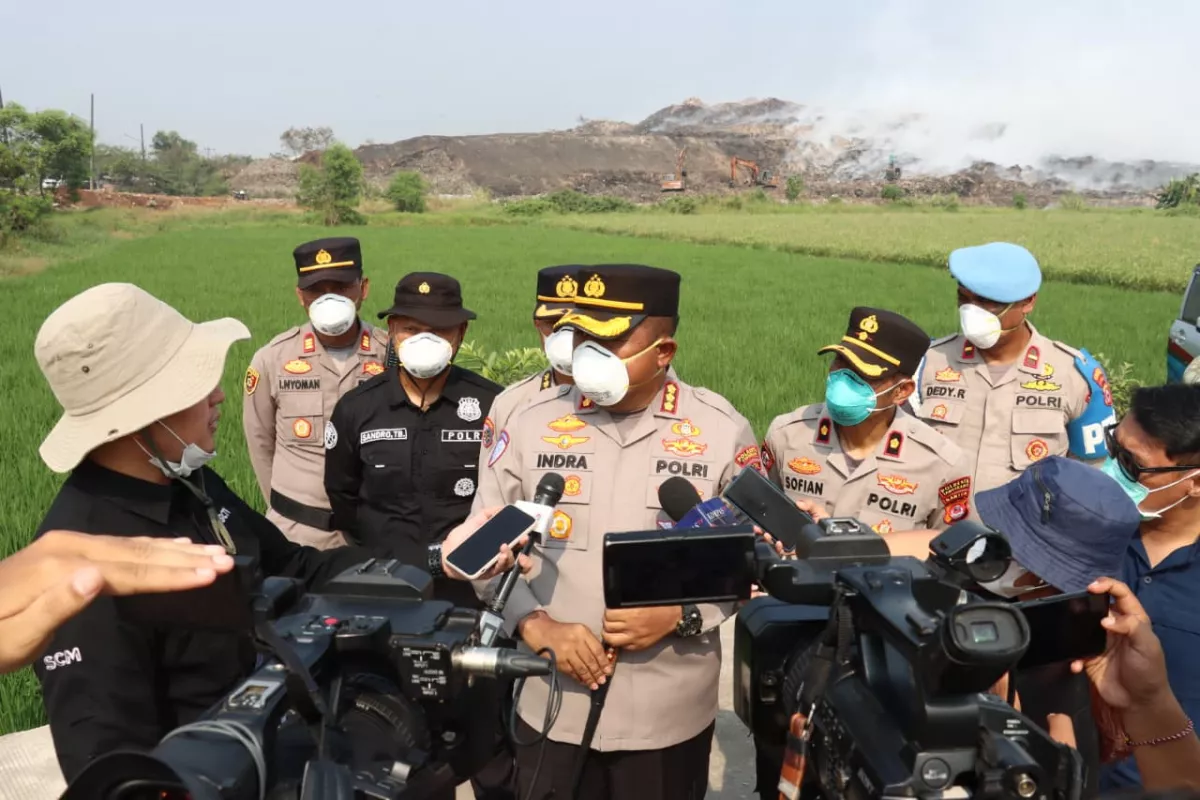 Kapolresta Tangerang Minta Warga Tak Sebar Hoaks Terkait Kebakaran TPA Jatiwaringin